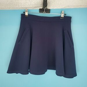 freeway Mini Skirt Size Medium A-Line Navy Blue